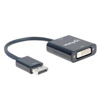 ADAPTADOR DISPLAYPORT MANHATTAN 152228, MACHO ACTIVO DVI-D HEMBRA ACTIVO ADAPTADOR DISPLAYPORT MANHATTAN 152228, MACHO ACTIVO DVI-D HEMBRA ACTIVO