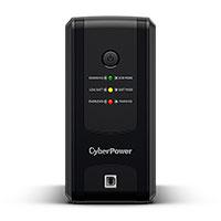 No Break Cyberpower (Ut1000Gu) 1000Va / 500W, Interactivo, Indicadores Led, 8 Nema 5-15R 4 Respaldo / 4 Supresión Y Regulación, Torre, Puerto Usb, Green Power, 2 Años En Equipo, 1 Año En Batería.