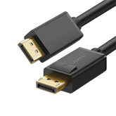 Cable DisplayPort 1.2 Macho a Macho - Longitud 5 Metros (16.40 Pies) - Versión DP1.2 - Soporta 4K@60Hz; 2K@144Hz - Soporta 3D - Color Profundo de 8 y 10 Bits - Blindaje Interno Múltiple - Cobre Estañado 28AWG - Botón de Liberación