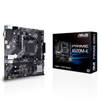 Mb Asus A520 Amd S-Am4 3A Gen/2X Ddr4 2800/Hdmi/Vga/M.2/4X Usb3.2/Micro Atx/Gama Basica