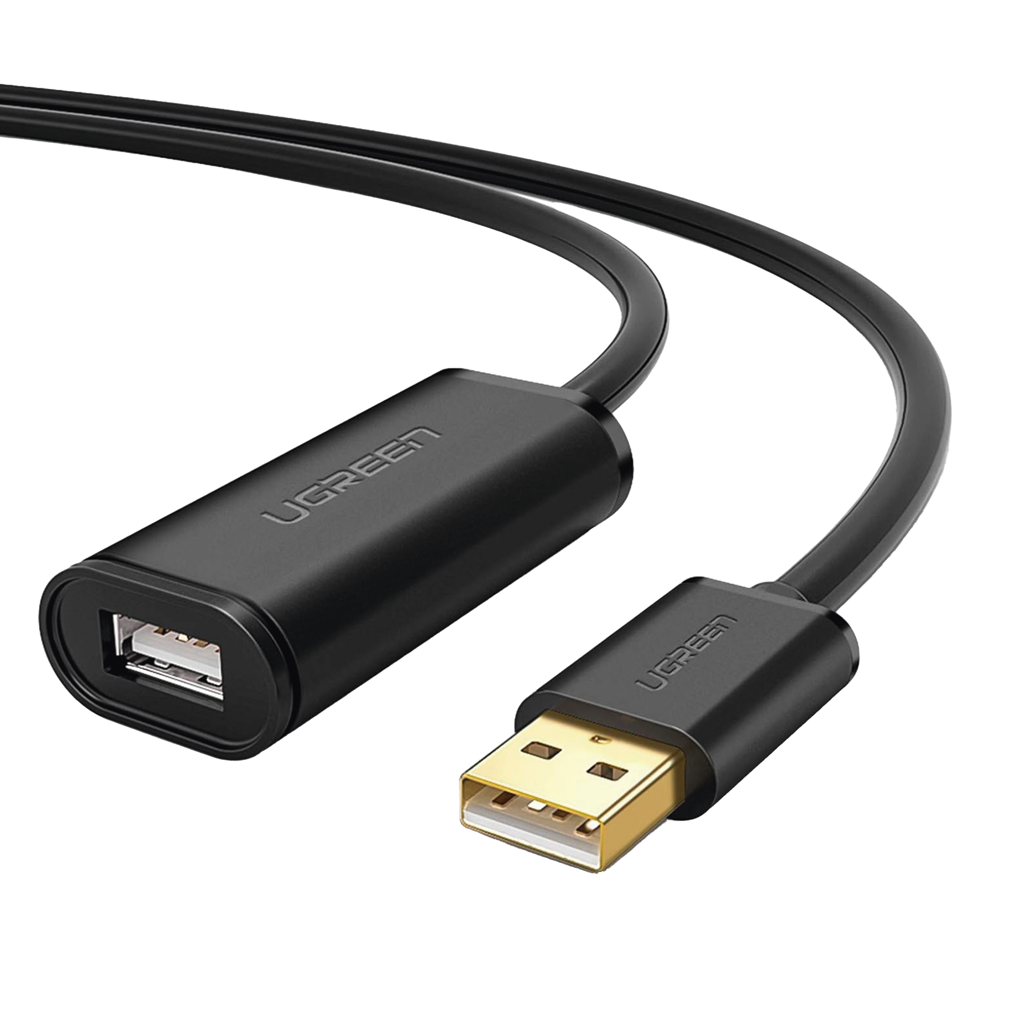 Cable de Extensión Activo USB 2.0 | 10 Metros | Macho-Hembra | Booster individual FE1.1S incorporado | Velocidad de hasta 480 Mbps | Ideal para impresoras, consolas , Webcam, etc.