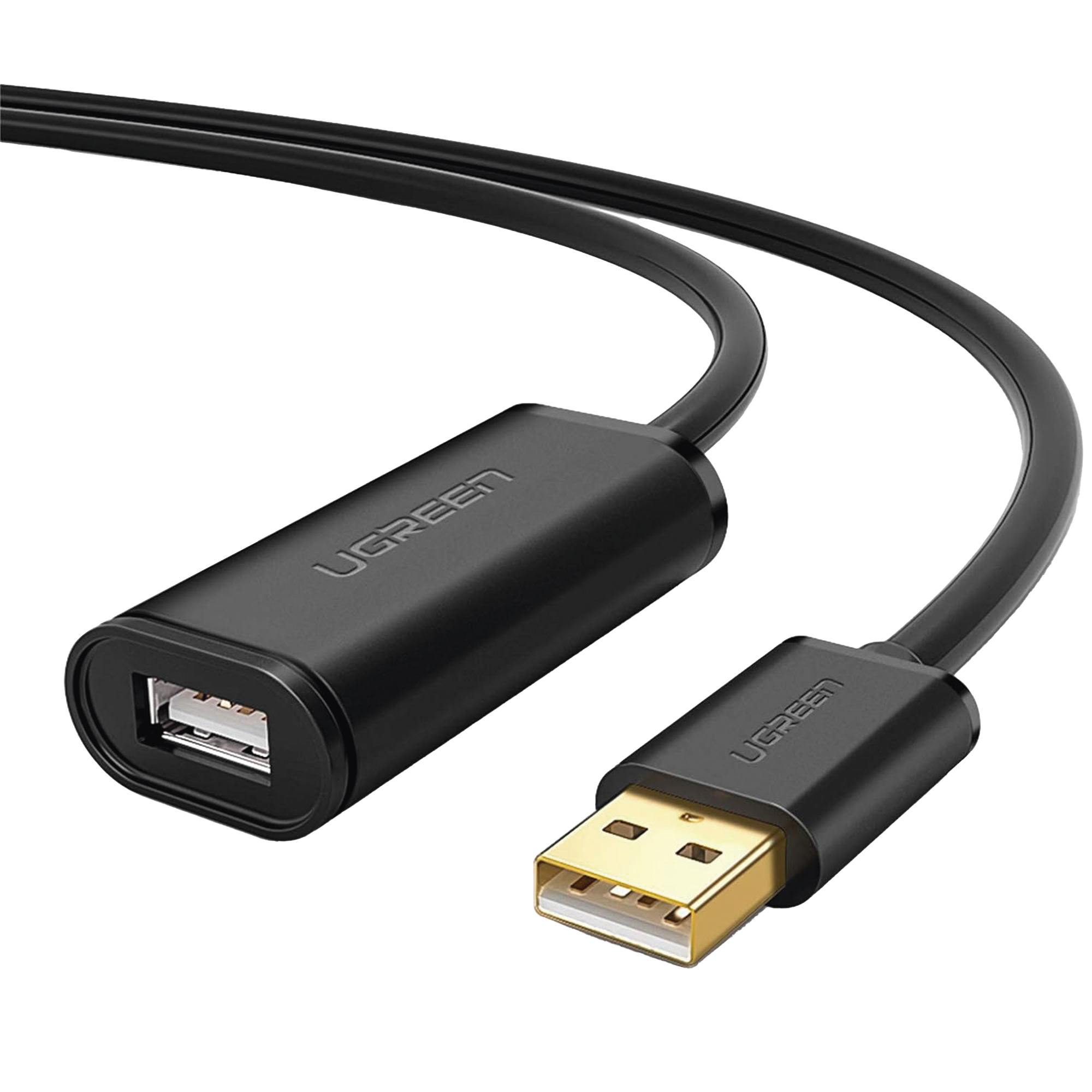 Cable de Extensión Activo USB 2.0 | 30 Metros | Macho-Hembra | Booster individual FE1.1S incorporado | Velocidad de hasta 480 Mbps | Ideal para impresoras, consolas , Webcam, etc.