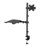 Soporte Combinado,Manhattan,462136, De Escritorio Para Laptop Y Monitor De 13 A 32