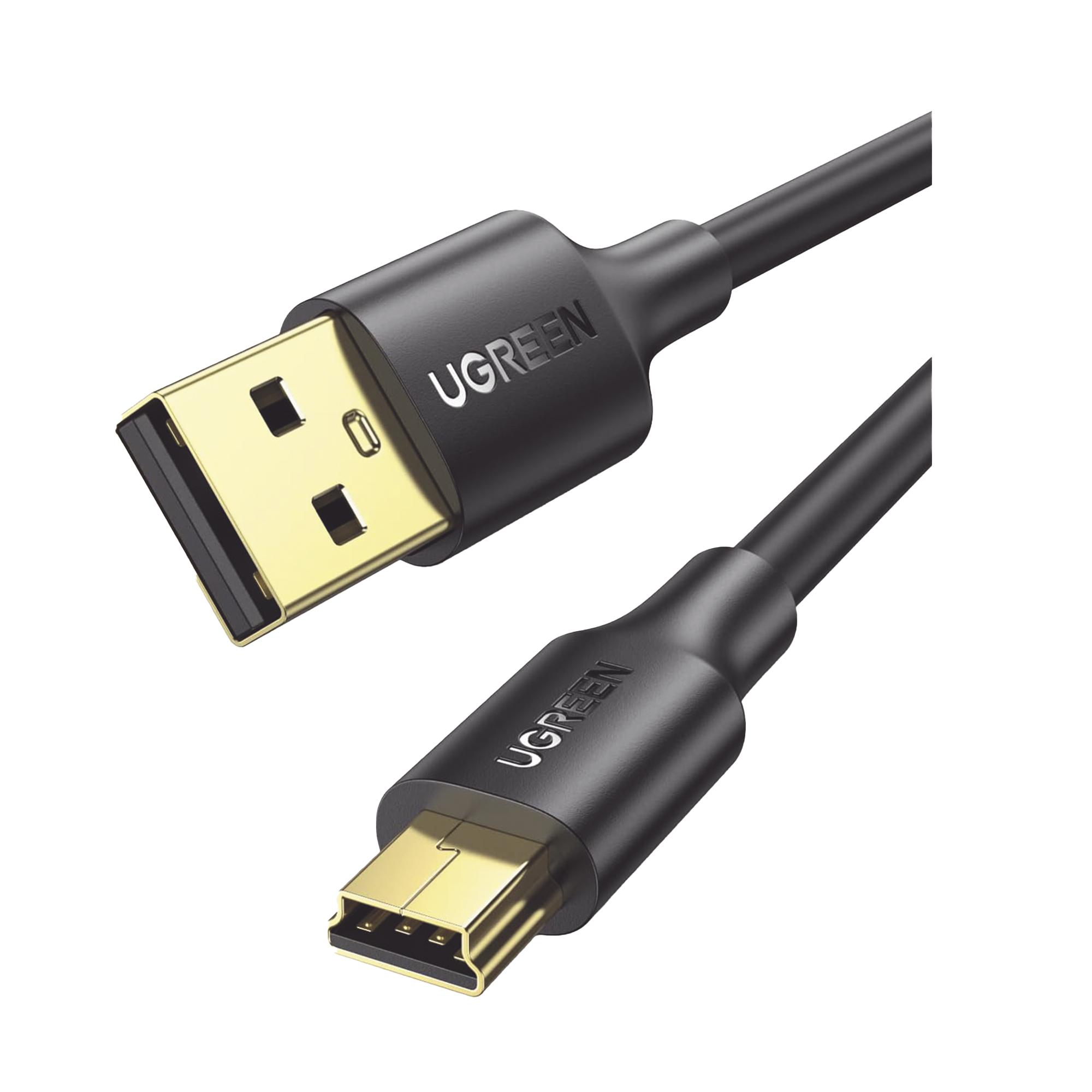 Cable USB-A 2.0 a Mini USB - 1m - Cable de Datos y Alimentación - 480Mps - Chip Inteligente - PVC - Para Discos Duros HDD o SSD, Go-Pro Hero, Mando de PS3, Cámaras Digitales, Reproductores MP3, MP4, etc.