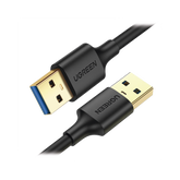 Cable USB-A 3.0 a USB-A 3.0 | 1 Metro | Macho a Macho | Conector Niquelado | Núcleo de Cobre Estañado | Blindaje Múltiple | Velocidad 5Gbps | No Requiere Controlador | Compatible con USB2.0 Y USB 1.1