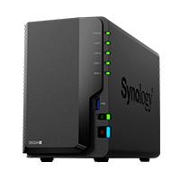 Servidor Nas Synology Ds224+ /2 Bahias Nucleo Cuadruple Hasta 2.7 Ghz 2Gb Ddr4, Ampliable Hasta 6Gb/2 Lan Gigabit/Usb 3.2 X2/Sata/Hot-Swap/ Sin Discos/ Intel Celeron J4125 /Hasta 36 Tb