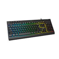 Teclado Acteck Aurean Pro Ta477G / Alambrico Usb / Multimedia / Iluminacion Rgb / Anti-Ghosting / 105 Teclas/ Membrana / Español / Negro / Ac-936743