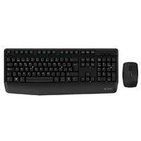 Kit Acteck Creator Plus Mk465 / Teclado Y Mouse / Inalambrico / Receptor Usb / 105 Teclas / Ergonomico - Multifuncion / Win - Mac - Ios - Android / Optico / 1200 Dpi / 3 Botones / Negro / Ac-936354