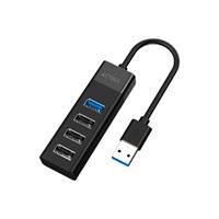 Hub Acteck Port X4 Dh422 / Hub 4 En 1 Usb / 1X Usb 3.0 / 3 X Usb 2.0 / Negro / Ac-937061
