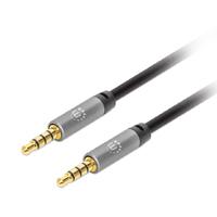 CABLE AUDIO ESTEREO MANHATTAN 356015 5.0MM M-M 5.0M NEGRO - ALUMINIO PLATEADO CABLE AUDIO ESTEREO MANHATTAN 356015 5.0MM M-M 5.0M NEGRO - ALUMINIO PLATEADO