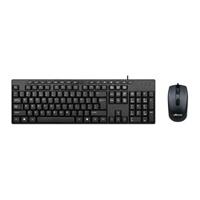 KIT TECLADO Y MOUSE TECHZONE TZACCBA01 ALAMBRICO USB NEGRO