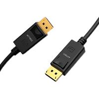 CABLE ACTECK LINK PLUS DP422-1, DISPLAY PORT - DISPLAY PORT,  4K  60 MHZ, 17 GBPS, 1 METRO,  CALIBRE 30 AWG, COLOR NEGRO - AC-939805