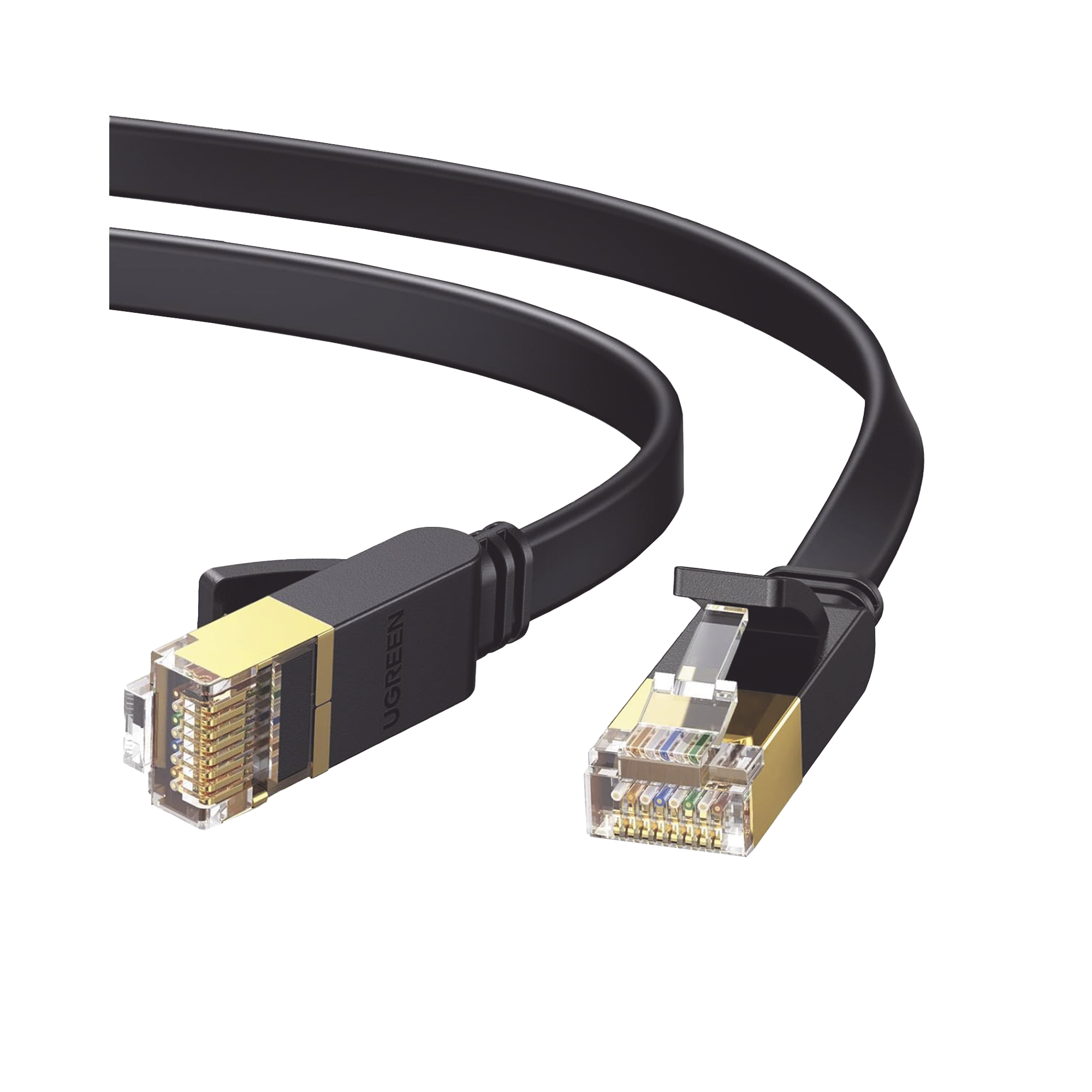 Cable Ethernet Plano Cat7 U/FTP 10 Gigabit 600MHz 2 Metros (6.56 Pies)