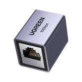 Acoplador STP (Extensor de Cable Ethernet RJ45) - 10Gbps - Blindado - Compatibilidad con Cat8 Cat7 Cat6 Cat5e - Hasta 100 Metros (328.08 Pies) - Aleación de Aluminio