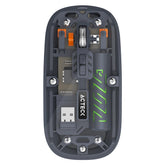 Mouse Inalámbrico Ultra Delgado Aero One MI455G Bluetooth 5.2 + 2.4Ghz Batería Recargable y Diseño Portátil Gris