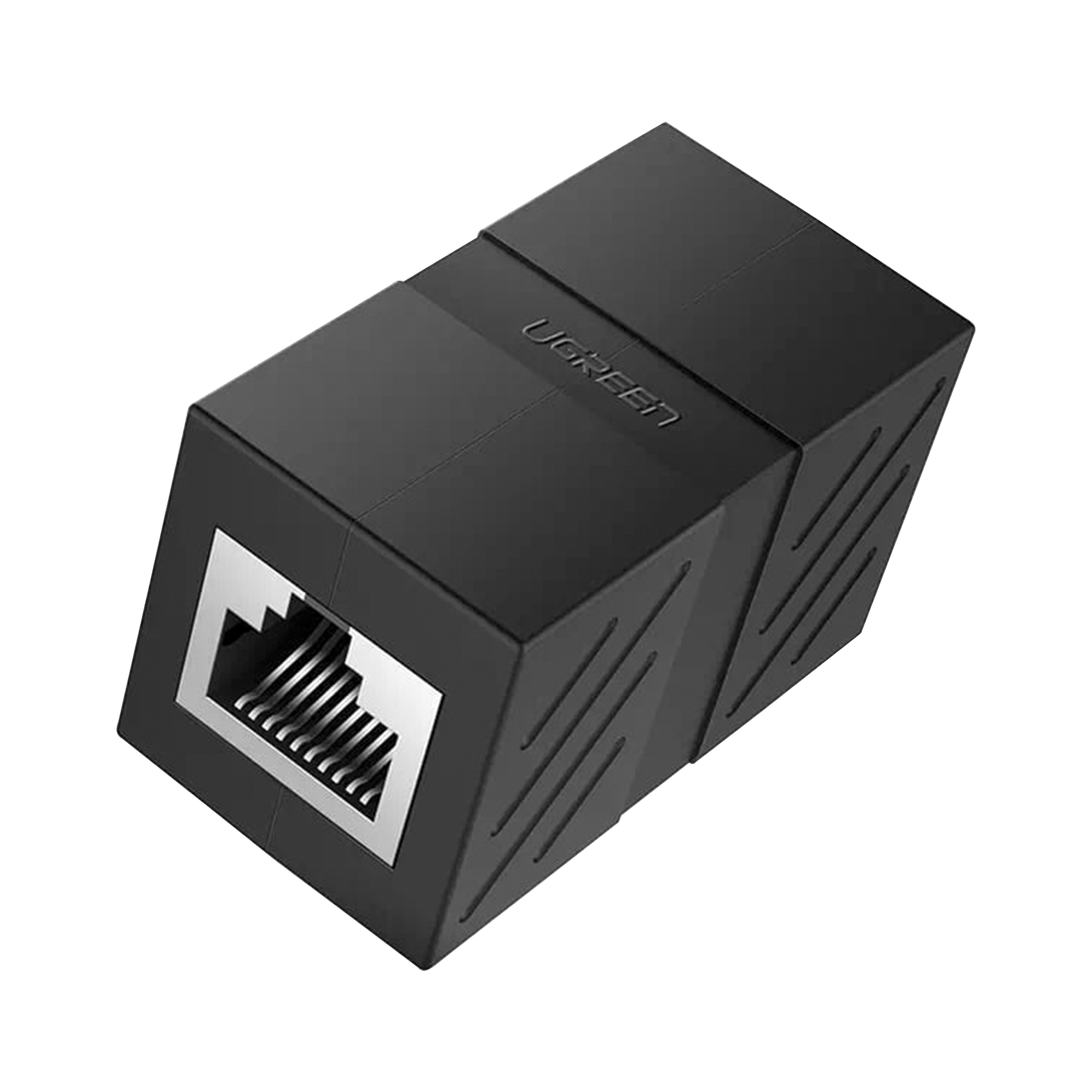 Acoplador (Extensor de Cable Ethernet RJ45 a RJ45) - 1000Mbps - Compatibilidad con Cat7 Cat6A Cat6 Cat5e - Compatible con POE - Ignífugo - ABS