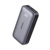 Mini Power Bank 30W - 10 000 mAh - 2 Puertos PD3.0, USB C+A - Carga Rápida - Pantalla Digital - Compatible con iPhone 16 Pro Max/15/14, MacBook Air, iPad, Galaxy S24 Ultra, - Color Negro.