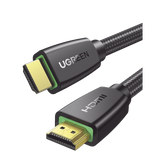 Cable HDMI 2.0 de Nylon Trenzado | 3 Metros (9.84 Pies) | 4K@60Hz | HDR | 3D | HEC (Canal Ethernet HDMI) | ARC (Canal de Retorno de Audio) | Color Profundo de 48 Bits | Audio de 32 Canales | HDCP 2.2 | Audio DTS: X | 18 Gbps | Blindaje de 4 Capas