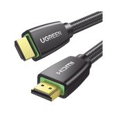 Cable HDMI 2.0 de Nylon Trenzado | 10 Metros (32.81 Pies) | 4K@60Hz | HDR | 3D | HEC (Canal Ethernet HDMI) | ARC (Canal de Retorno de Audio) | Color Profundo de 48 Bits | Audio de 32 Canales | HDCP 2.2 | Audio DTS: X | 18 Gbps | Blindaje de 4 Capas