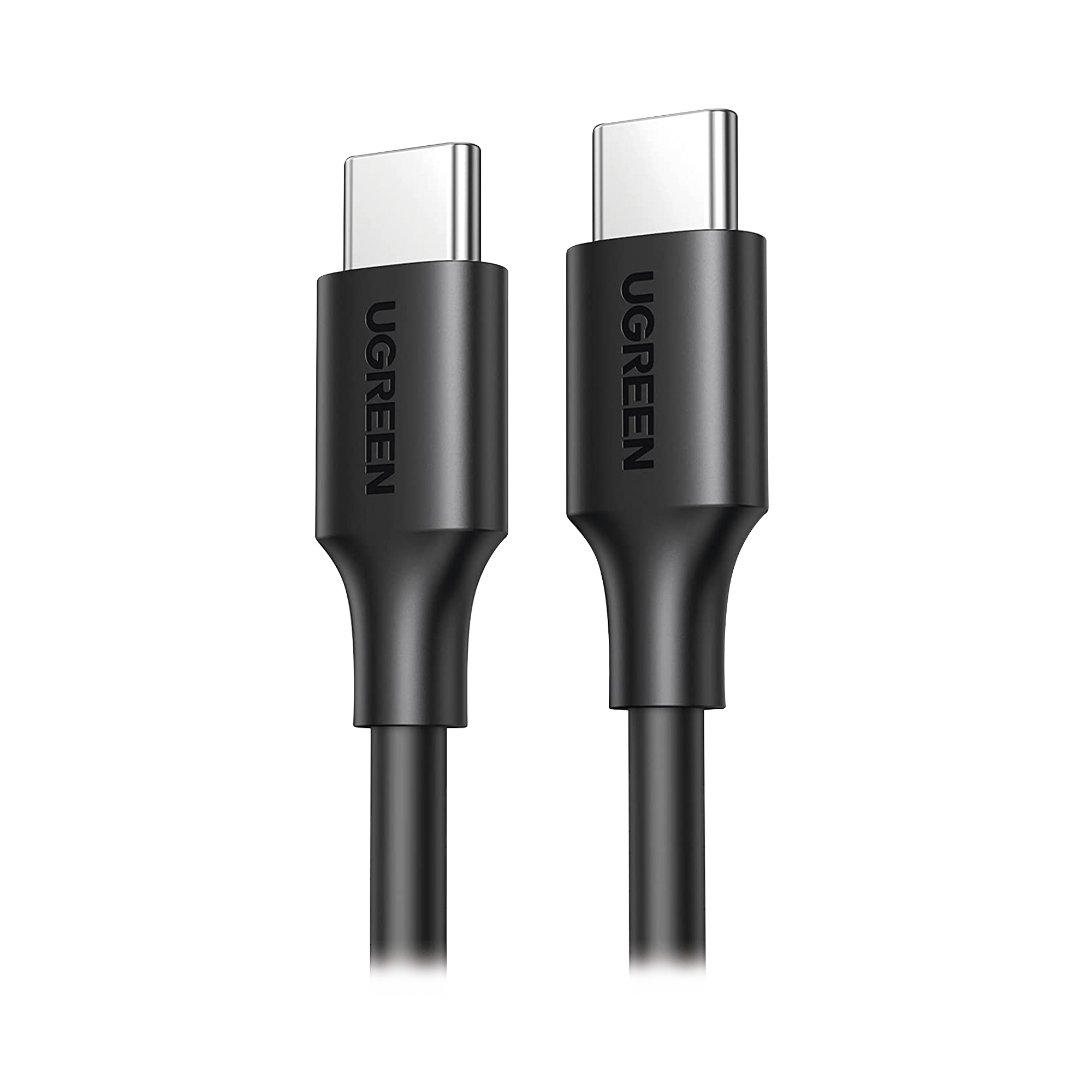 Cable USB-C a USB-C - 1 Metro - Carga Rápida de hasta 60W - Transferencia de datos de 480 Mbps - PD3.0 - QC 4.0/3.0/2.0 - FPC - AFC - Duradero y Flexible- Caja ABS - Cubierta de TPE - Color Negro.