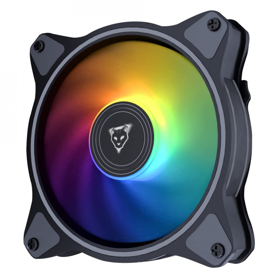 Enfriamiento Líquido Ocelot Gaming OEL240-2N | Radiador 240mm ARGB | 70 CFM Alto Flujo Intel y AMD | Excelente Rendimiento Negro