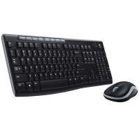 Teclado/Mouse Logitech Mk270 Negro Inalambricos Usb Para Pc