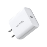 Cargador USB-C de 20W - 1 USB-C de Carga Rápida - QC4.0+ - PD3.0 - PPS - BC1.2- Carga Inteligente - Chip PWM - Múltiple Protección - Mayor Eficiencia Energética - Tamaño Compacto - Carcasa Ignifuga - Color Blanco.
