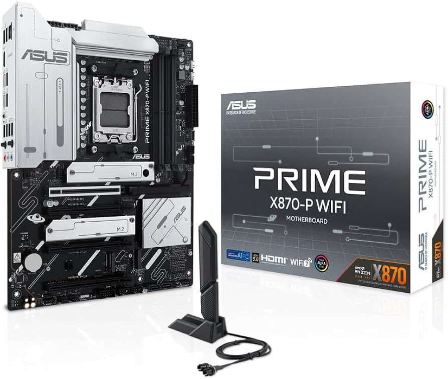 Tarjeta Madre Asus Prime X870-P Wifi Am5/4, Dimm Ddr5, Hdmi, Atx