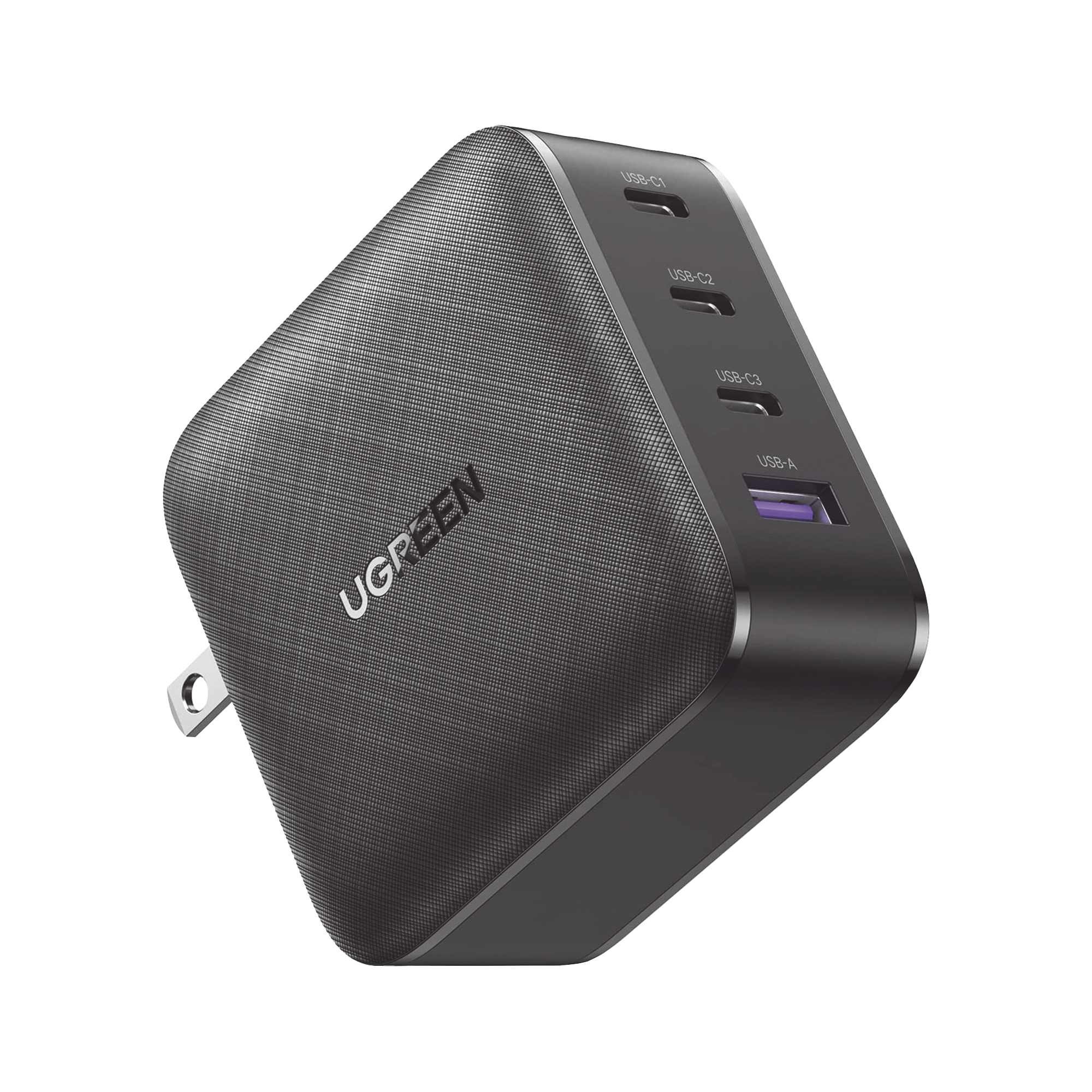 Cargador de 65W con Tecnología GaN II - 4 Puertos de Carga Rápida - 3 USB-C - 1 USB-A - Distribución Automática de Energía - Tecnología de Protección Térmica - Optimiza la Experiencia de Carga - Enc