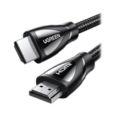 Cable HDMI 2.1 de Nylon Trenzado | 5 Metros (16.40 Pies) | 8K@60Hz/4K@120Hz | eARC (Canal de Retorno de Audio) | HDR10+ | VVR | HEC (Canal Ethernet HDMI) | ALLM | 3D | Dolby Atmos | Dolby Vision | 48 Gbps | Mayor Duración