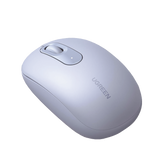 Mouse Inalámbrico 2.4G 800/1200/1600/2400 DPI - Función de 3 botones - Alcance 10m - Silencioso - Ergonómico - Anti-caída y Anti-interferencias - Batería Alcalina AA incluida - Color Dusty Blue.