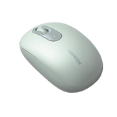 Mouse Inalámbrico 2.4G 800/1200/1600/2400 DPI - Función de 3 botones - Alcance 10m - Silencioso - Ergonómico - Anti-caída y Anti-interferencias - Batería Alcalina AA incluida - Color Green.
