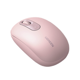 Mouse Inalámbrico 2.4G 800/1200/1600/2400 DPI - Función de 3 botones - Alcance 10m - Silencioso - Ergonómico - Anti-caída y Anti-interferencias - Batería Alcalina AA incluida - Color Dusty Pink.