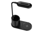 Cargador Inalámbrico Acteck Energon Lumimate CI711 15W con Lámpara Integrada para iPhone y Samsung - Elegante y Funcional
