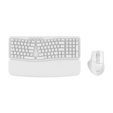 Kit Teclado y Mouse Inalámbrico Acteck Creator Ultra Confort MK650 con Reposabrazos Ergonómico - Premium y Elegante