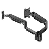 Soporte de Pared Articulado para Doble Monitor Acteck Enforce Motion SM727 - Ajuste Independiente de Pantallas - Organización Visual Máxima - Nuevo