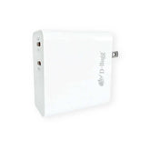 CARG PARED DBUGG TIPO C 65W DB-PD64 Cargador de pared / Con conectores duales de carga ultra rápida / Trabaja con potencia de 65 W.