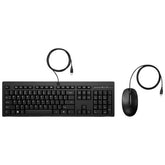 Kit de Teclado y Mouse USB para Servidor Hewlett Packard Enterprise 631341-B21 - Inglés, Negro