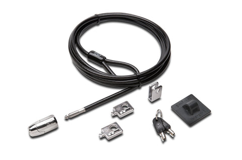 Cable de Bloqueo Kensington para Computadora de Escritorio - 2.44m Cable - Negro - Acero al carbono K64424WW Cable de Bloqueo Kensington para Computadora de Escritorio - 2.44m Cable - Negro - Acero al carbono K64424WW