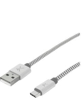 Cable USB tipo A tipo C PERFECT CHOICE PC-101673 - USB A, 1 m, Plata