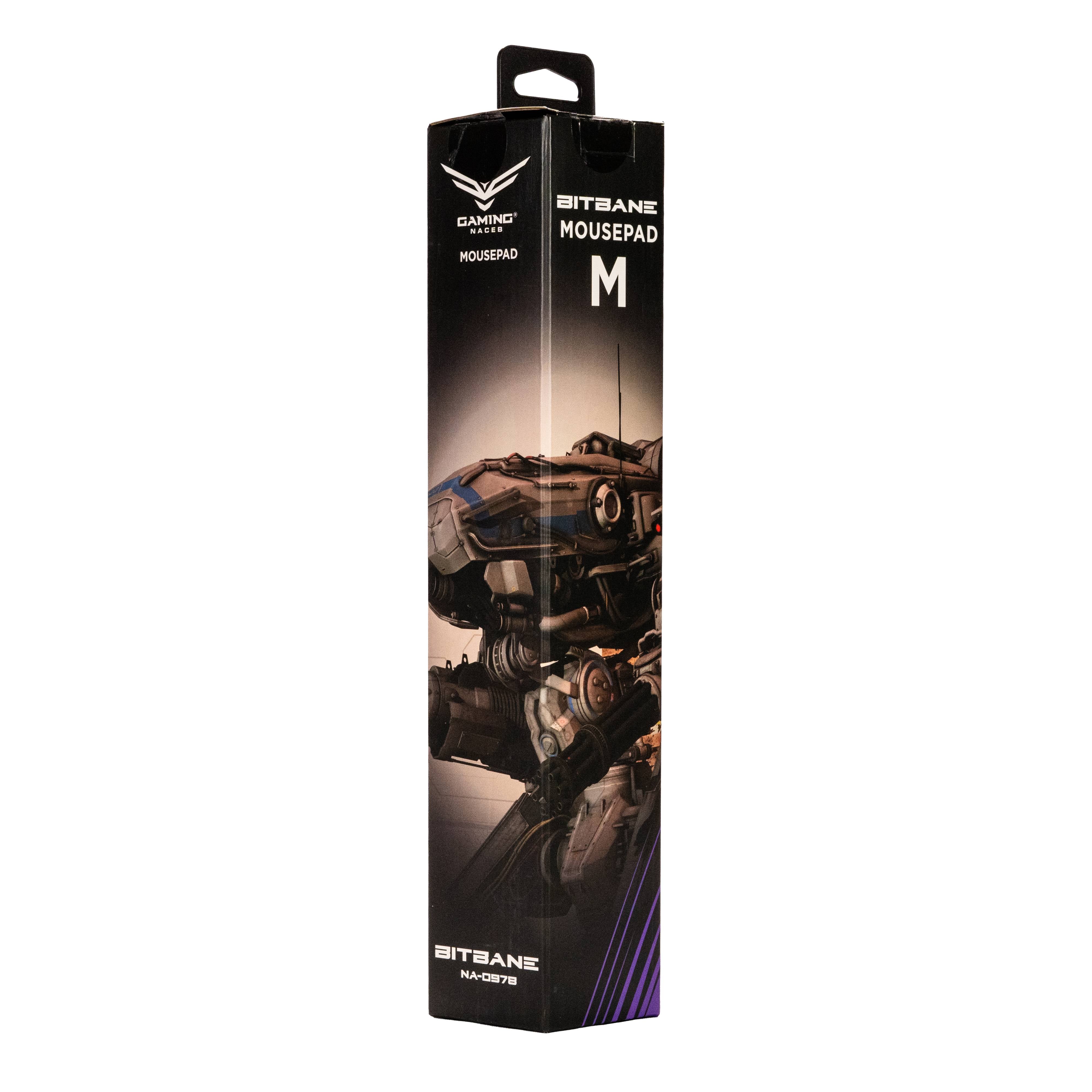 Mousepad Gamer Naceb Bitbane NA-0978 (61x31cm) | Superficie XL de Precisión | Protección para Escritorio