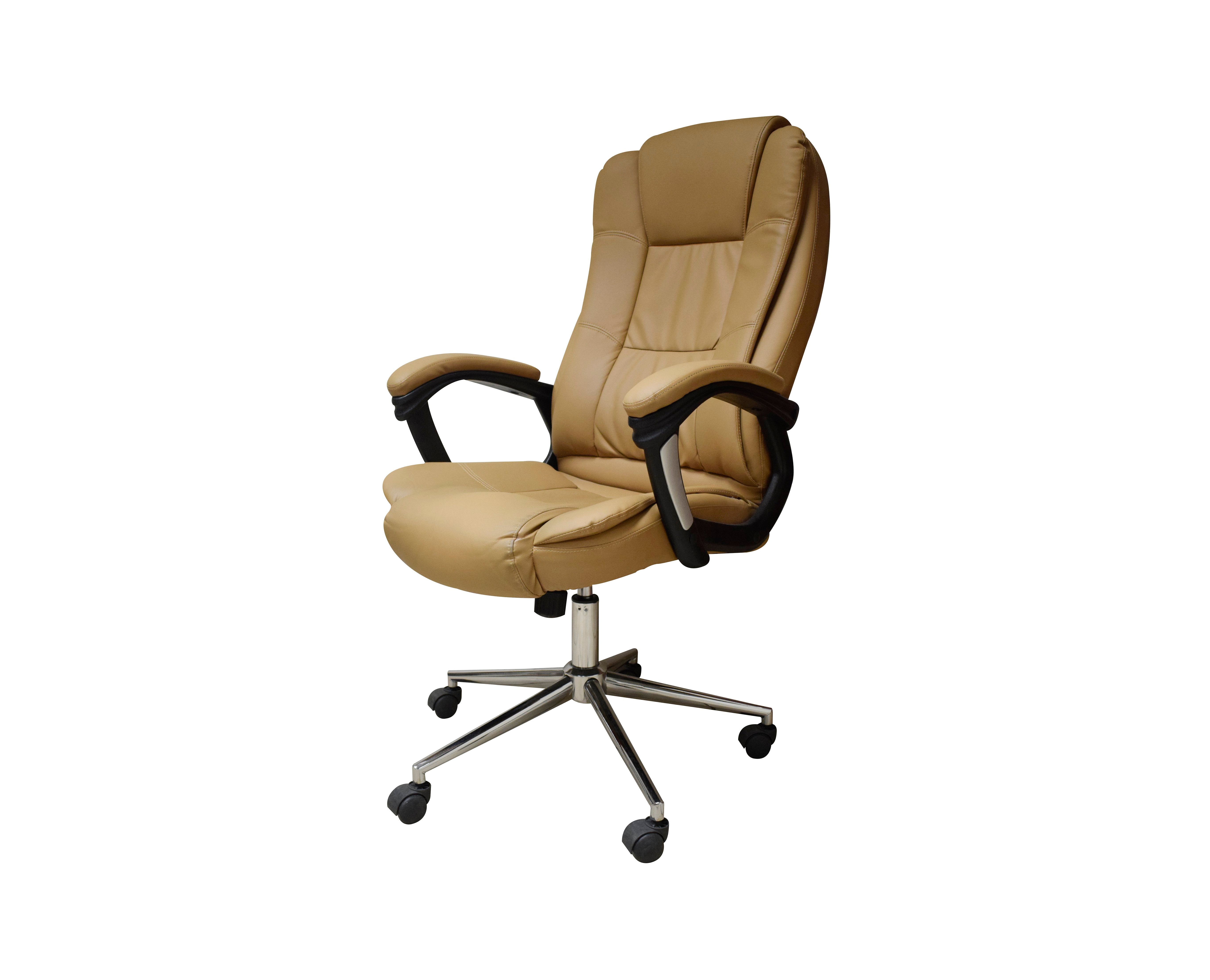 Silla Ejecutiva Naceb Technology Café NA-0930C | Acabado Vinipiel con Asiento Acolchado | Máximo Confort para Oficina