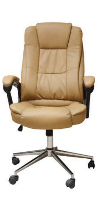 Silla Ejecutiva Naceb Technology Café NA-0930C | Acabado Vinipiel con Asiento Acolchado | Máximo Confort para Oficina