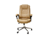 Silla Ejecutiva Naceb Technology Café NA-0930C | Acabado Vinipiel con Asiento Acolchado | Máximo Confort para Oficina