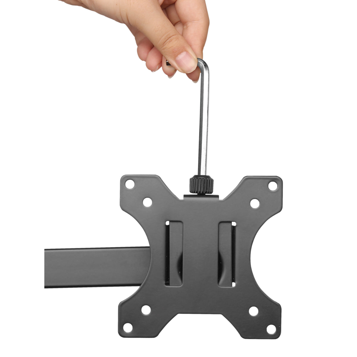 Soporte de Escritorio Ovaltech OVME-Q1332 para 4 Monitores de 13 a 32 Pulgadas Base Cuádruple Ergonómica Máxima Productividad