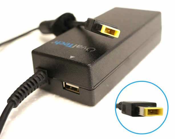 Cargador para Laptop Ovaltech OTAC-E77-65W 20V con Punta Cuadrada Lenovo Protección Contra Sobrecargas Alta Calidad