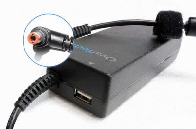 Cargador para Laptop Ovaltech OTAC-E78 90W 20V con Punta Café (5.5x2.5) Conexión Estable y Segura Gran Durabilidad
