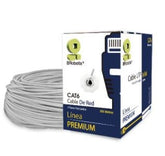 Bobina UTP - Cat6, 305 m, Interior, Gris, 100 Cobre, BROBOTIX 065144