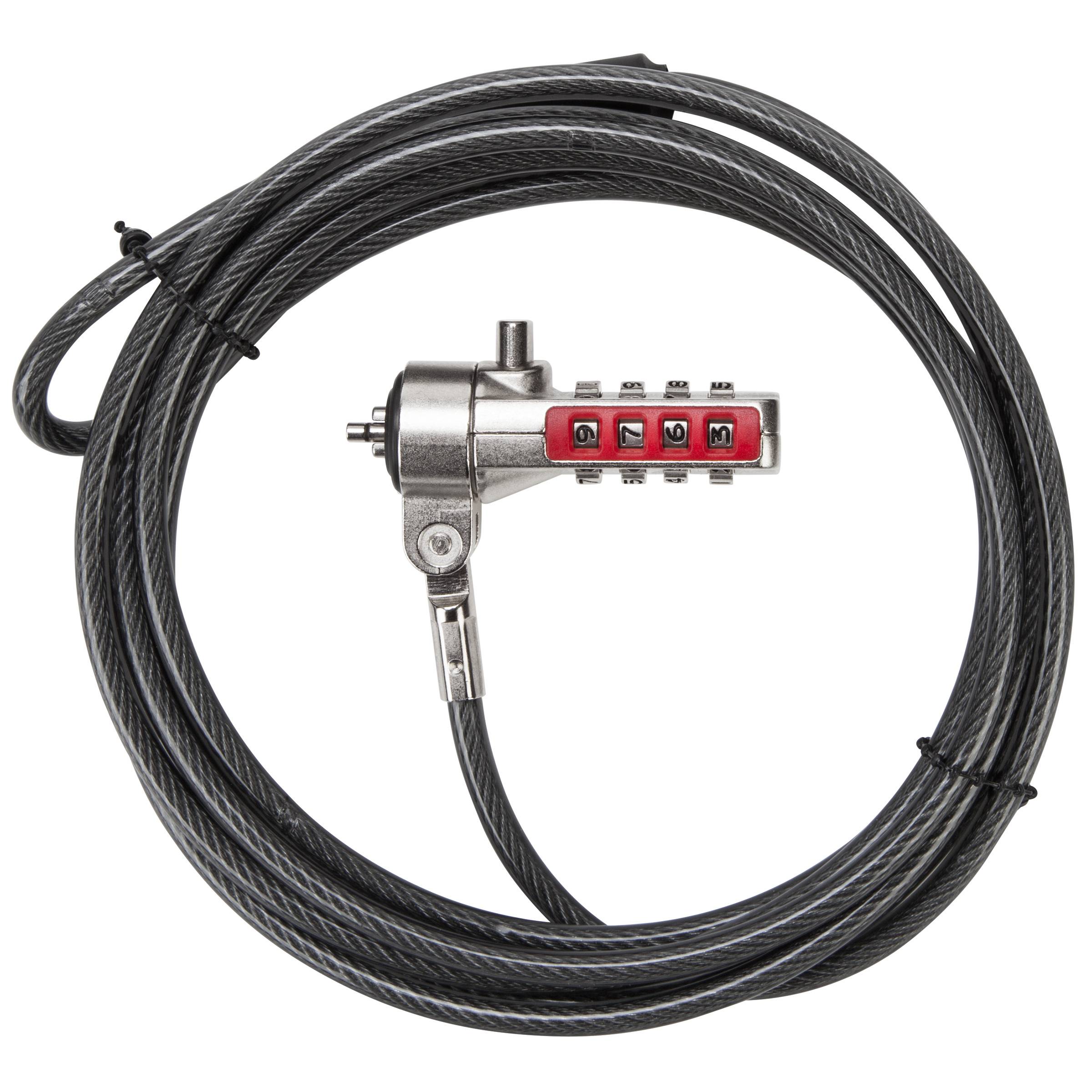 Candado de Combinación Serializado Targus PA410S-1 - Sistema T-Lock de Alta Resistencia - Seguridad Corporativa de Confianza - Protección Robusta