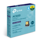 Adaptador Inalambrico Tp-Link Usb 2.0, Ac600, Dual, Bt, Archer T2Ub Nano